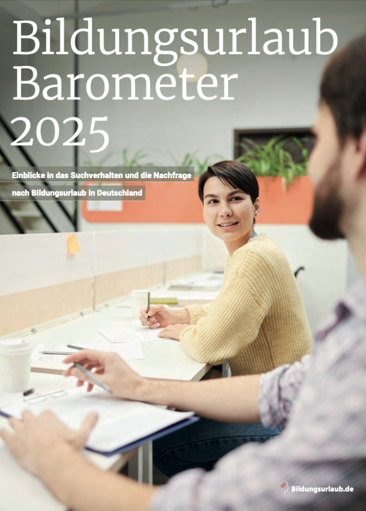 Cover der Veröffentlichung »Bildungsurlaub-Barometer 2025«