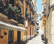 Gassen einer spanischen Altstadt