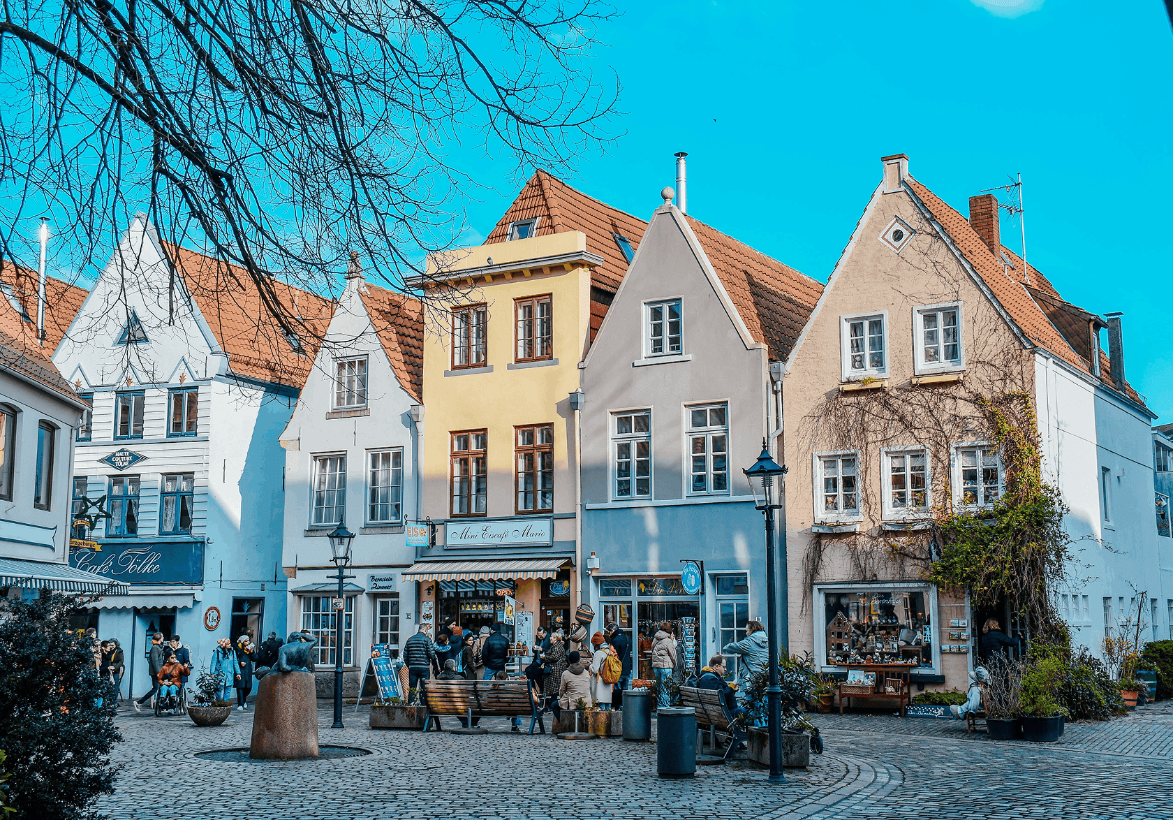 Idyllischer Platz in Bremen