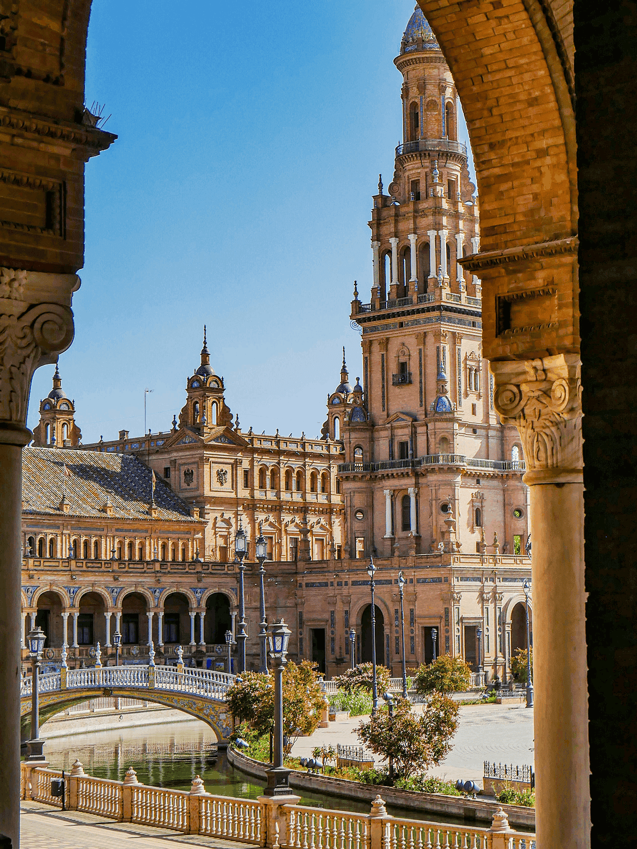 Plaza de Espana in Sevilla, Spain