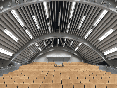 Vorlesungssaal an der TU Darmstadt 