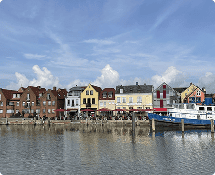 H&auml;user am Wasser in Husum